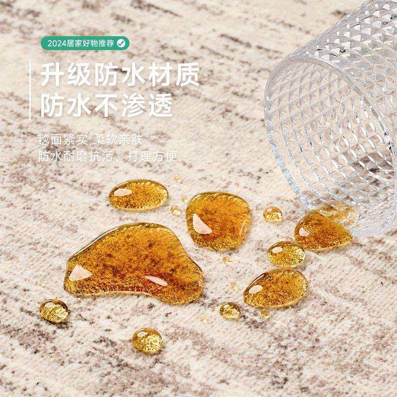 意式极简地毯客厅耐脏易打理轻奢高级2025新款防水地毯卧室加厚