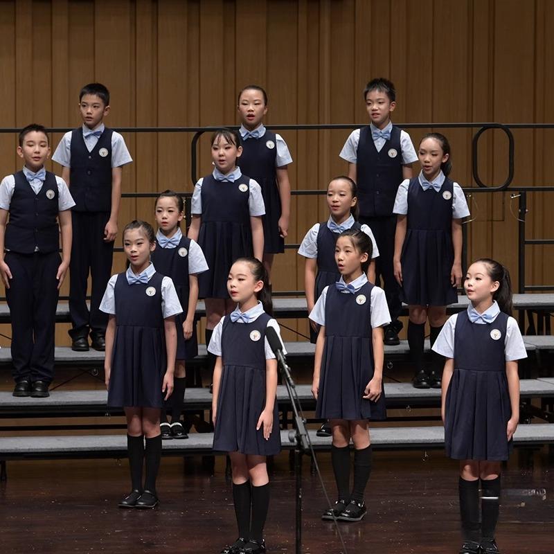 高档国庆儿童大合唱团演服中小学生男女童演讲诗诵歌朗服表演出礼