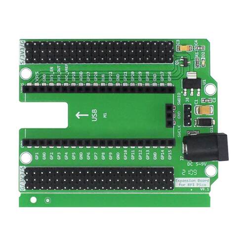 树莓派PICOW GPIO扩展板模块 Raspberry Pi Pico传感器接口扩展板