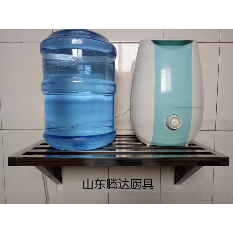 不锈钢厨房挂墙置物架壁挂单层微波炉架方管沥水架调料架定制包邮