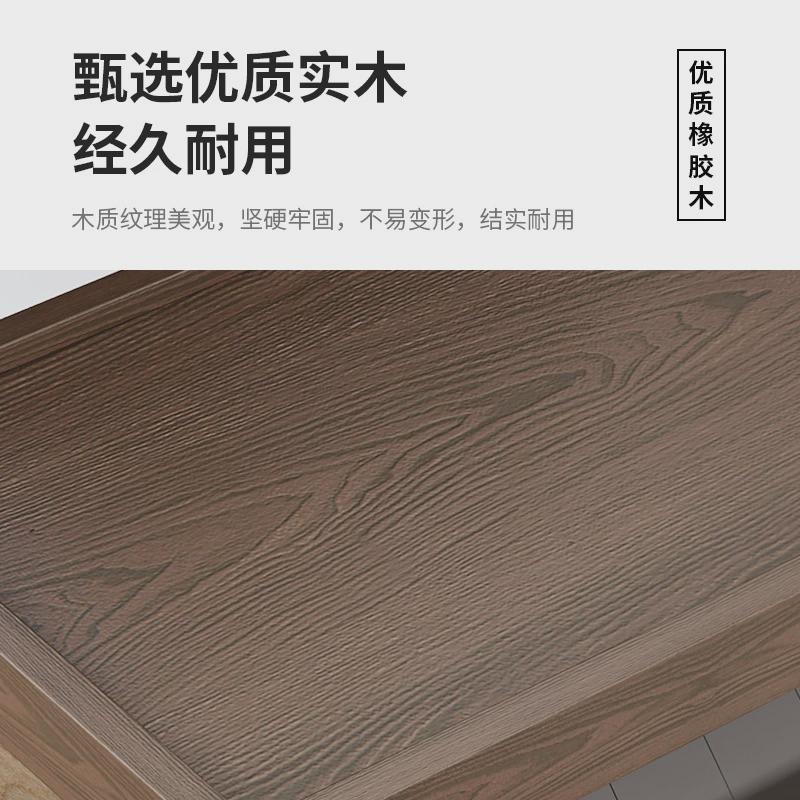 实木电脑主机托架多层落地底座移动托盘架子打印机台式机箱置物架