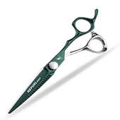 剪色0刘海亮绿牙理发刀头剪剪轴 美发6薄打.平剪刀寸 剪 数控