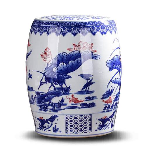 陶瓷米缸家用装米桶防虫防潮密封储米箱50斤20斤厚水缸油缸