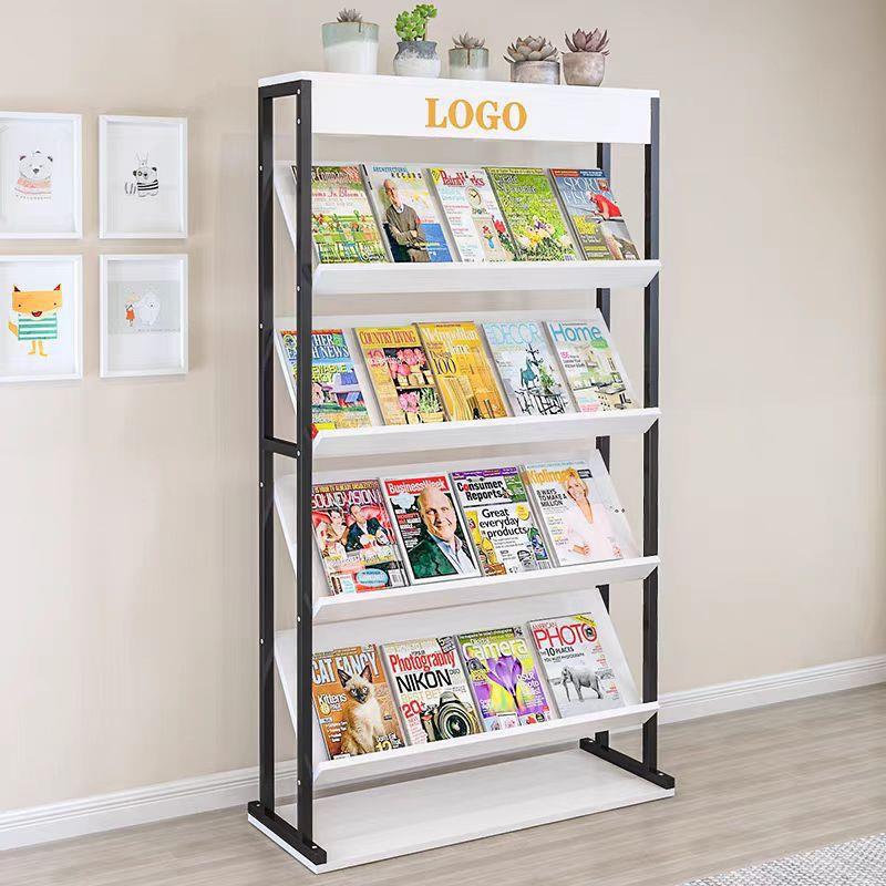 报刊架落地杂志架书报架A4单页宣传资料展示架儿童绘本图书收纳架