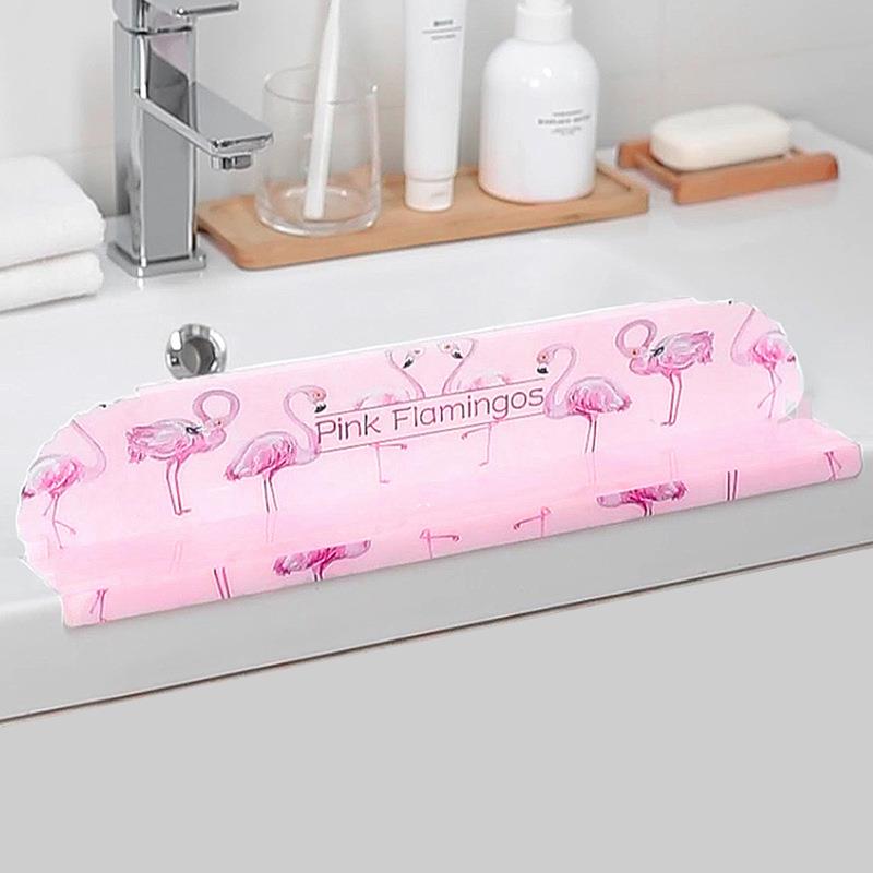 厨房水槽洗手台挡水板防溅水挡板水池洗碗池洗菜盆台面粘贴防水条