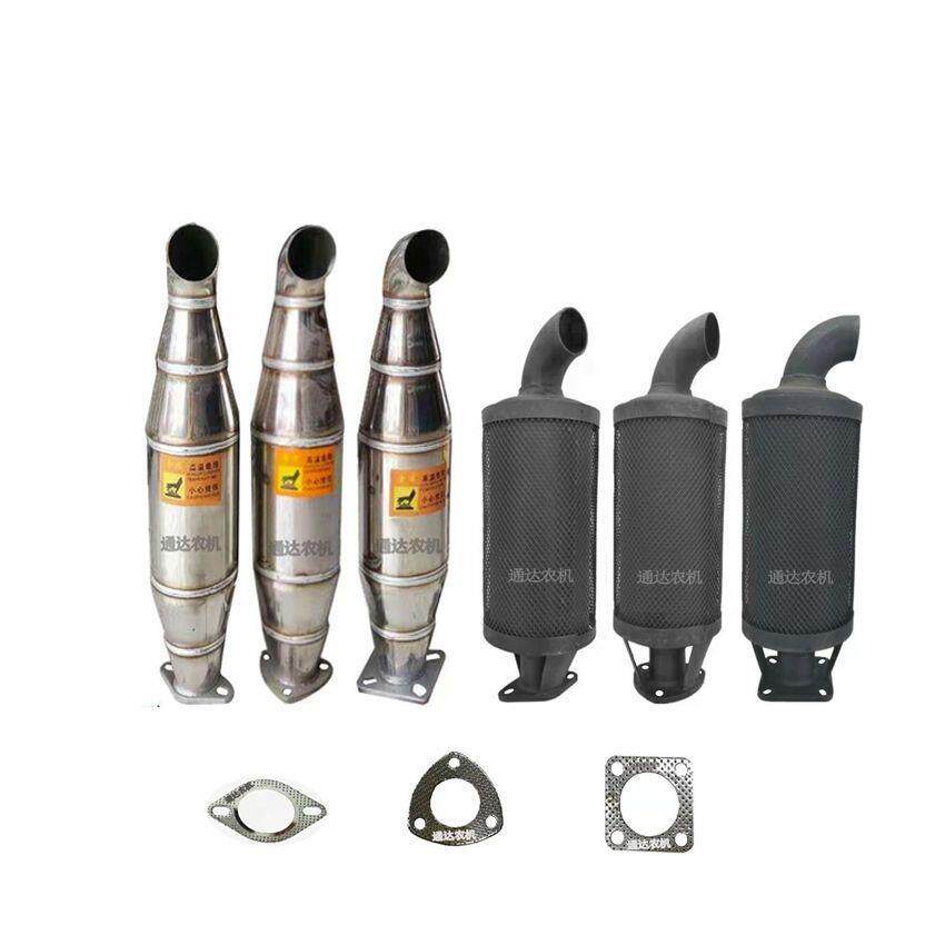 不锈钢大棚王消音器四轮拖拉机排气管宁波东方红欧豹五征 征时风