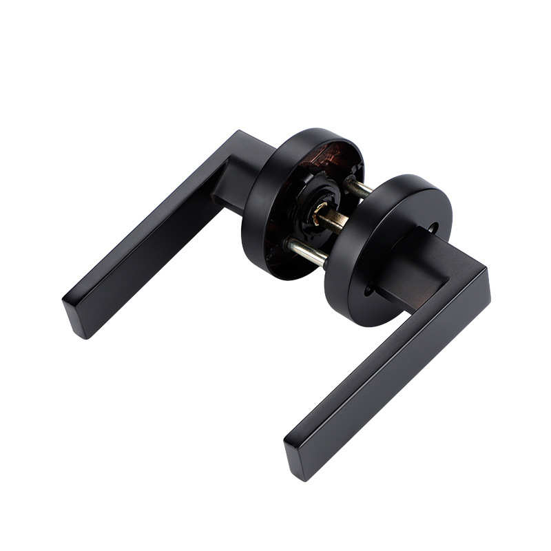 三杆阳台厨房执手锁电镀执手  室内锌合金批发门锁消防通道锁