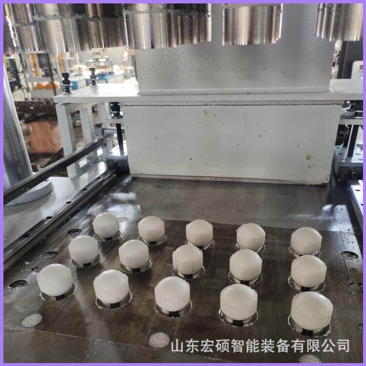 100T全自动粉末成型液压机盐浴球樟脑丸正球成型机一模多出产量高