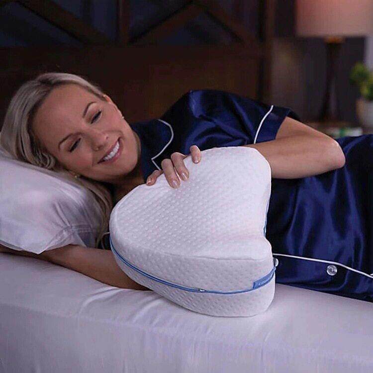 Memory cotton pillow 记忆棉夹腿枕 心形慢回弹膝盖枕垫腿枕