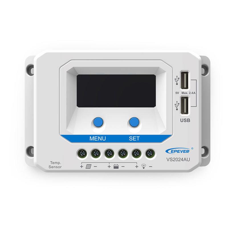 60A 12V24V36V48V60a VS6048AU光伏发电充电太阳能控制器稳压器