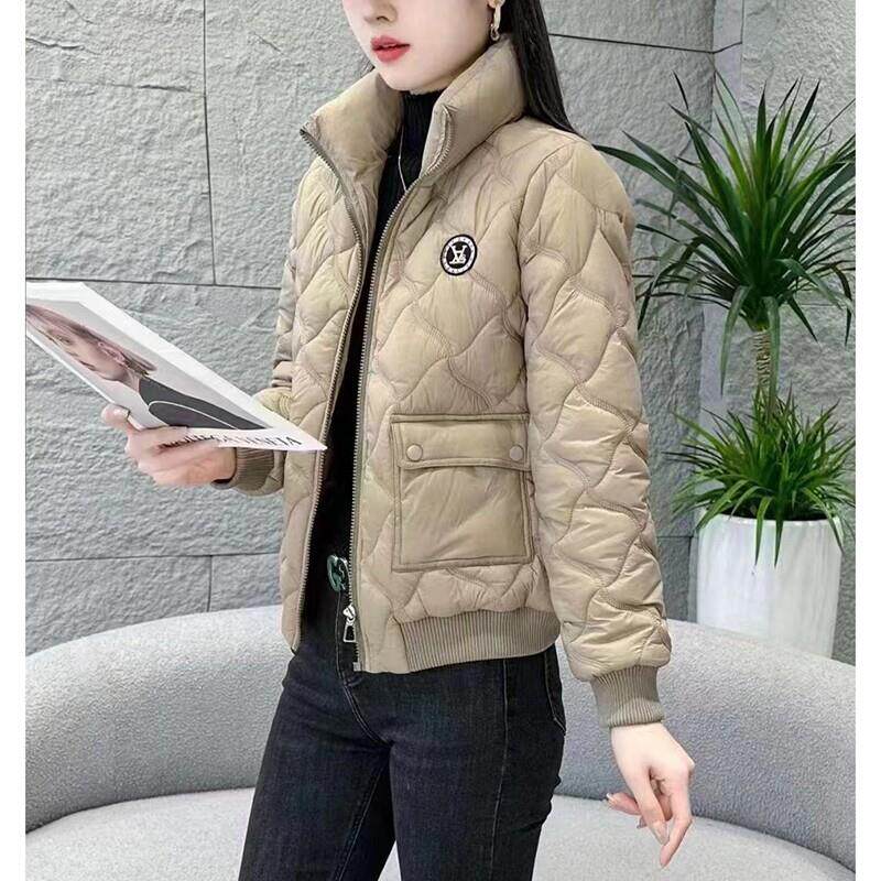 轻薄羽绒棉服外套女短款2026春秋新款小个子时尚显瘦小款棉袄棉衣