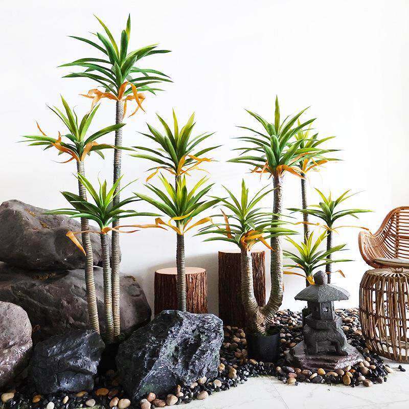 仿真绿植荷兰铁盆栽龙舌兰植物北欧客厅落地室内仿真装饰假绿植树