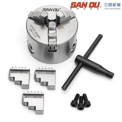 正品SANOUK1180三爪自定心卡盘浙江三欧三爪卡盘