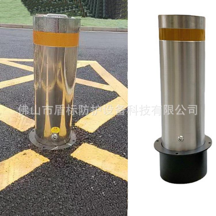 盾标可移动车挡半自动液压升降柱升降立柱防撞升降电动遥控路桩