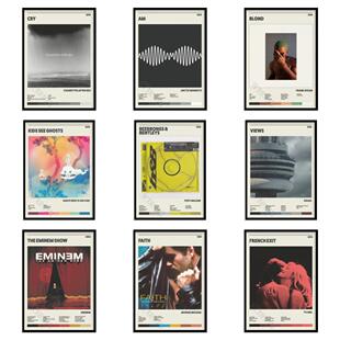 Music Album Star Poster Hip Hop Posters Canvas Decor Picture
