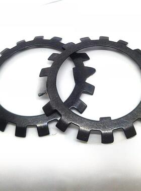 【德标】多脚圆螺母配用止退垫圈止动垫片多齿止退挡圈DIN5406