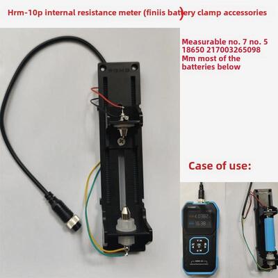 Hrm-10凤凰四线电池测试架测试座容量内阻仪器夹具座18650