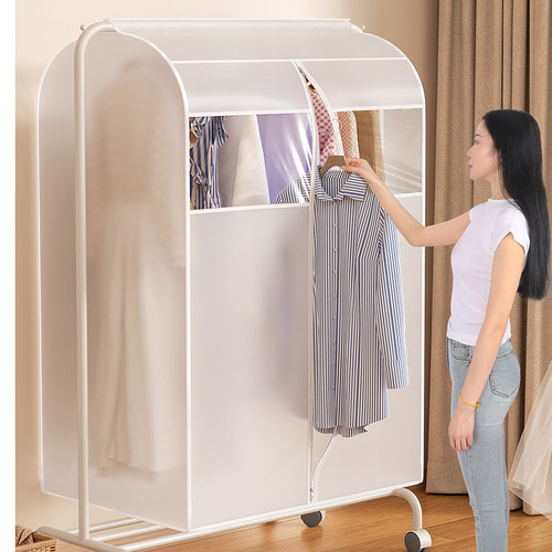 衣服防尘罩挂式家用透明立式全封闭大衣套衣柜收纳挂架衣罩防尘袋