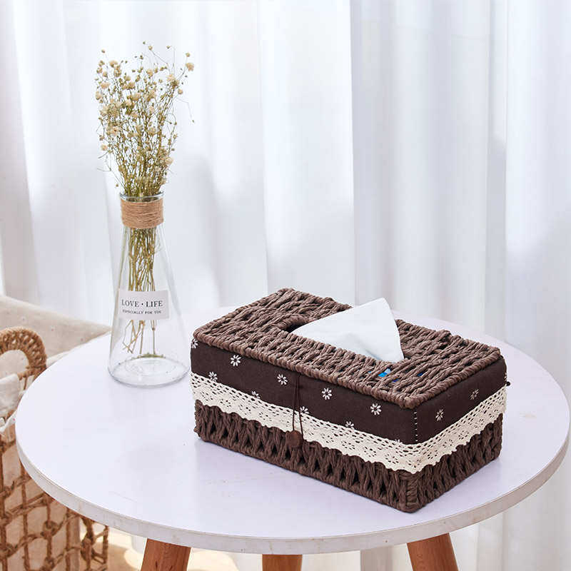 编织抽纸盒藤编手工纸巾盒餐桌餐巾纸盒日式收纳盒简约桌面收新品,居家布艺,收纳盒,淘宝优惠券,粉丝福利购,淘宝优惠卷