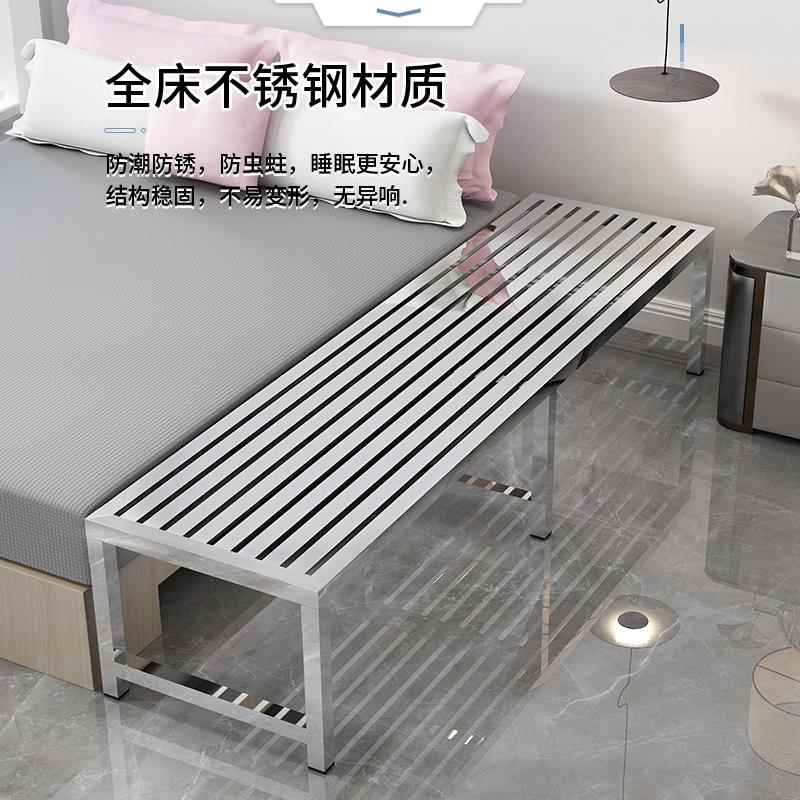 不钢拼护接儿童床加扩宽延边202不锈儿童边床可锈定制拆长装加高