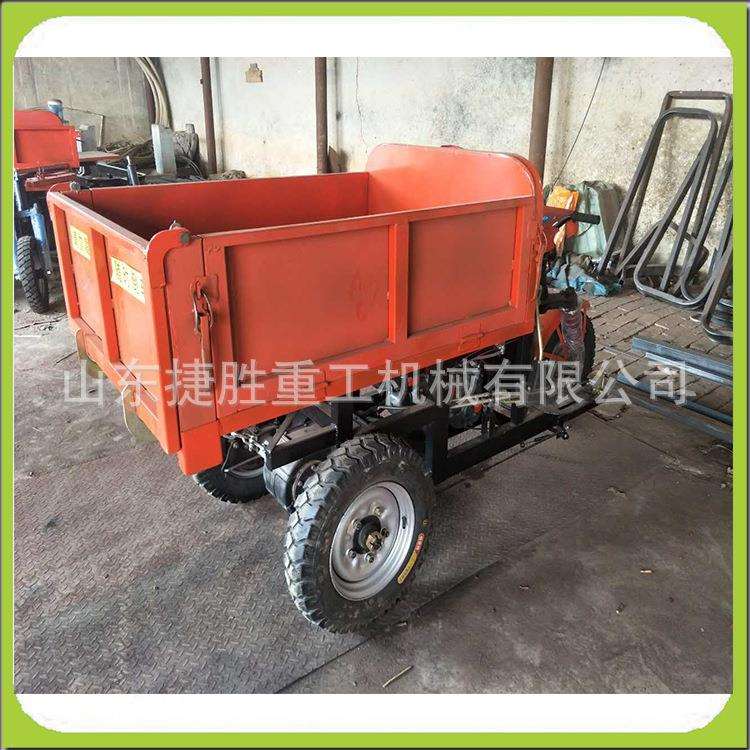 工地建筑拉料电动三轮车 小型工程翻斗自卸车 配四块电瓶小三轮