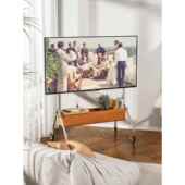 电视地板架客厅卧室不锈钢可拆卸简单衣架32 75英寸家庭带制动器