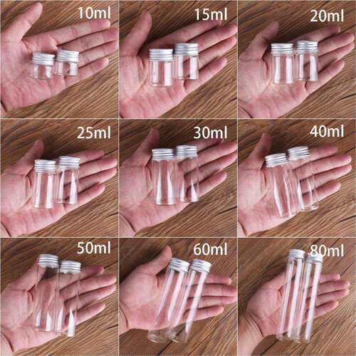 24pcs/lot10ml15ml20ml25ml30ml40ml50ml60ml80ml100ml