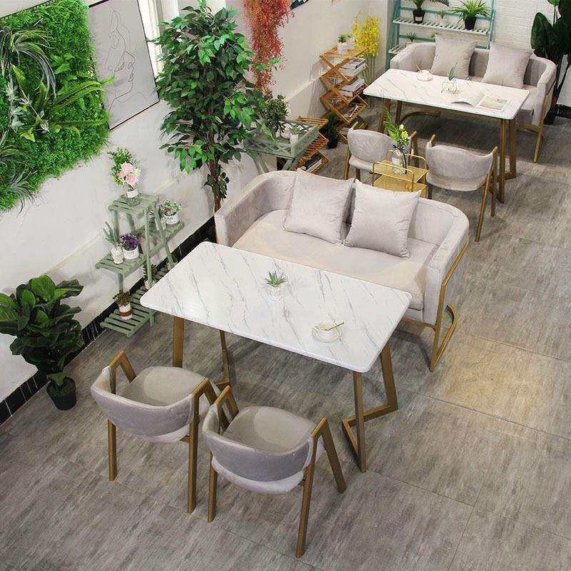 卡座沙发餐饮西餐厅家具奶茶店甜品店咖啡厅清吧酒吧桌椅组合桌子