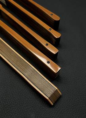 95寸16方18方郭迅精工三合一蓝宝石竹折扇玩具扇板玩手工扇骨覆