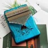 卡林巴琴拇复古指 儿童手指琴2箱1音女生式 正品 手17音学生指琴正品