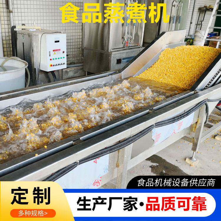 商用果蔬蒸煮漂烫机玉米蒸煮机蔬菜杀青焯水山野菜漂烫杀青设备
