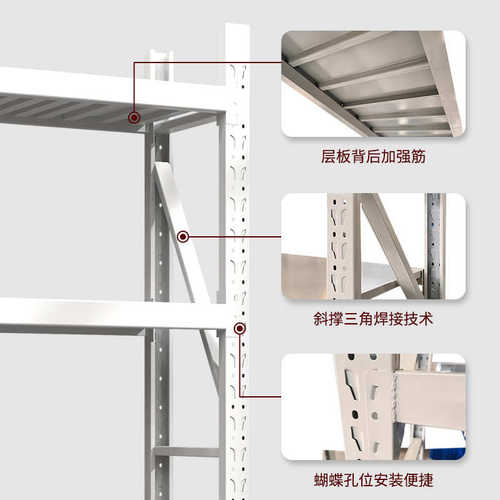 货架批发仓库服装角钢货架工厂仓储货物架家用轻型中型多层铁架子