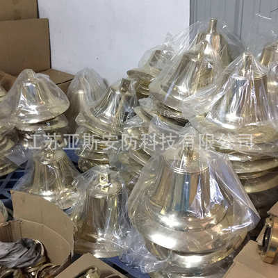 亚斯安 船用雾钟铜号钟160/200/250/300铜开运钟可刻船名船籍港