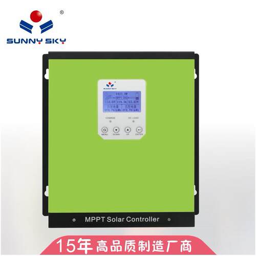厂家直销MPPT太阳能控制器100A12V24V48V96V自动识别太阳板全自动