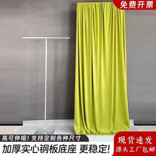 婚庆铁艺架新款布幔支架户外背景架伸缩杆线 线帘架子订婚装饰展