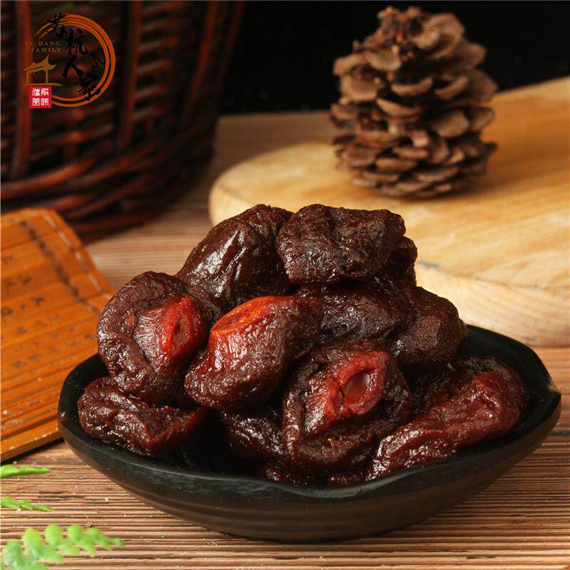 传统蜜饯果脯 苏式奶油半话李 半梅肉 李子干酸甜软糯散装果干