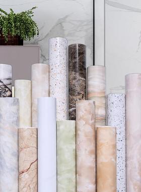 厨房防油贴纸防水自砖粘墙灶台面瓷翻新橱台柜子加厚大理F97698HM