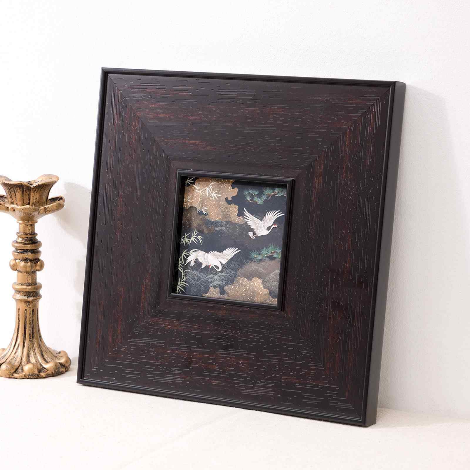 法式覆古相框大尺寸挂墙油画框外框画框装裱空框中古装饰框架定制