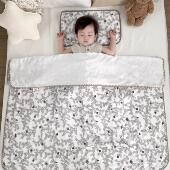 婴儿被子竹棉纱布幼儿园夏凉被薄冰丝儿童午睡宝宝莫代尔空调盖毯