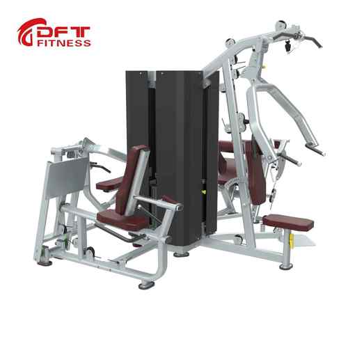 健身房综合健身器械商用大型综合训练器械平椭管四方位综合训练器