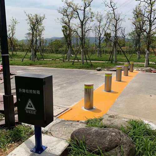 液压一体式升降柱SJZ-168 全自动升降路桩 液压防撞全自动路障伸