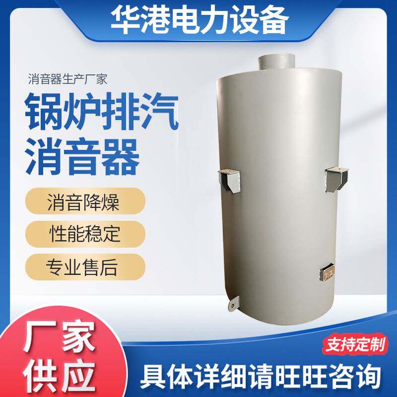 厂家供应蒸汽消音器风机消音器锅炉排汽消音器可加工