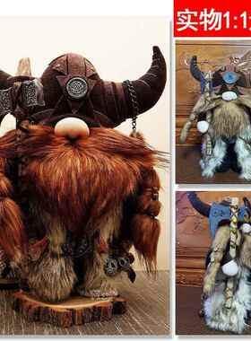 跨境独立站爆品新品VikingWarriorGnomedoll维京勇士侏儒玩偶