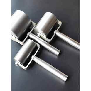 压轮防水卷材施工压辊压边滚封边工具搭边接缝双轴承实心大铁滚轮