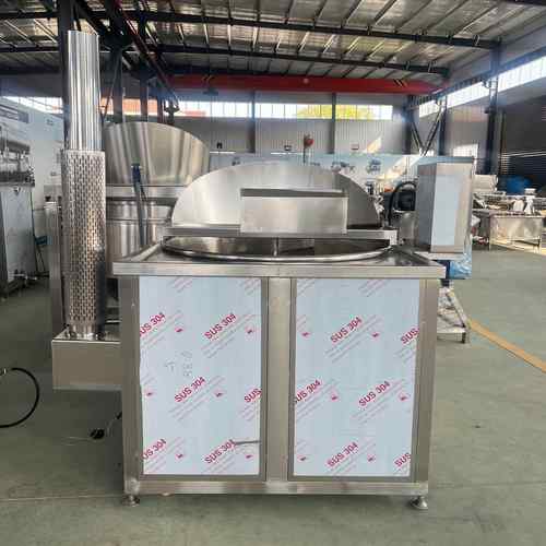 全自动翻筐燃气油炸锅304不锈钢材质花生米豆干小酥鱼油炸锅