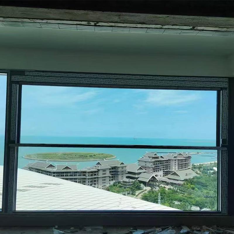智能阳台电动提升窗客厅别墅全景落地窗断桥铝合金升降窗户