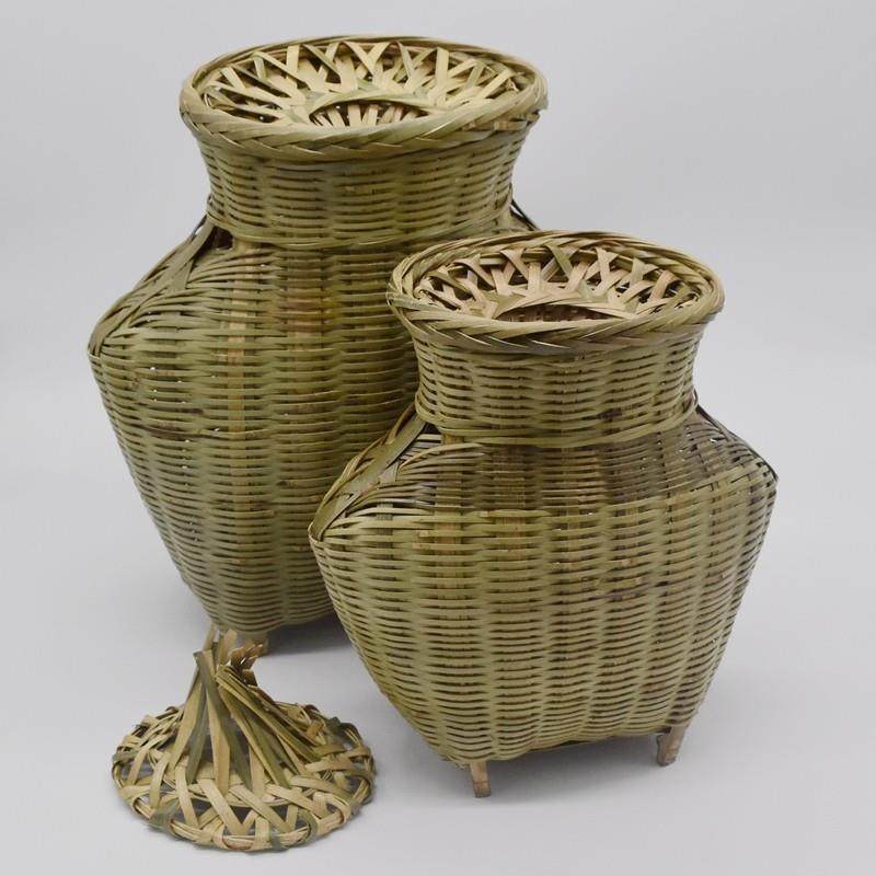 创意手工竹编有盖鱼篓精品钓鱼用采摘篓黄鳝篓虾笼舞台道具篮新款,特色手工艺,竹编/竹雕,淘宝优惠券,粉丝福利购,淘宝优惠卷