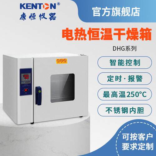 实验精密型电热恒温干燥箱DHG鼓风烘箱台式250度三面热风循环烤箱