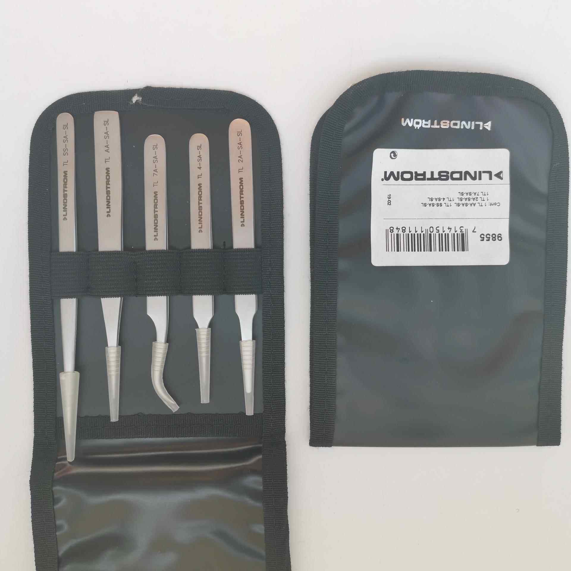 瑞典 LINDSTROM 98 55 5件套, 通用, 精准 镊子 98 57