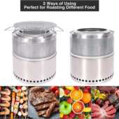 定制 大号柴可 庭院篝火炉火炉户外拆炉子不锈钢野营户外火炉取暖